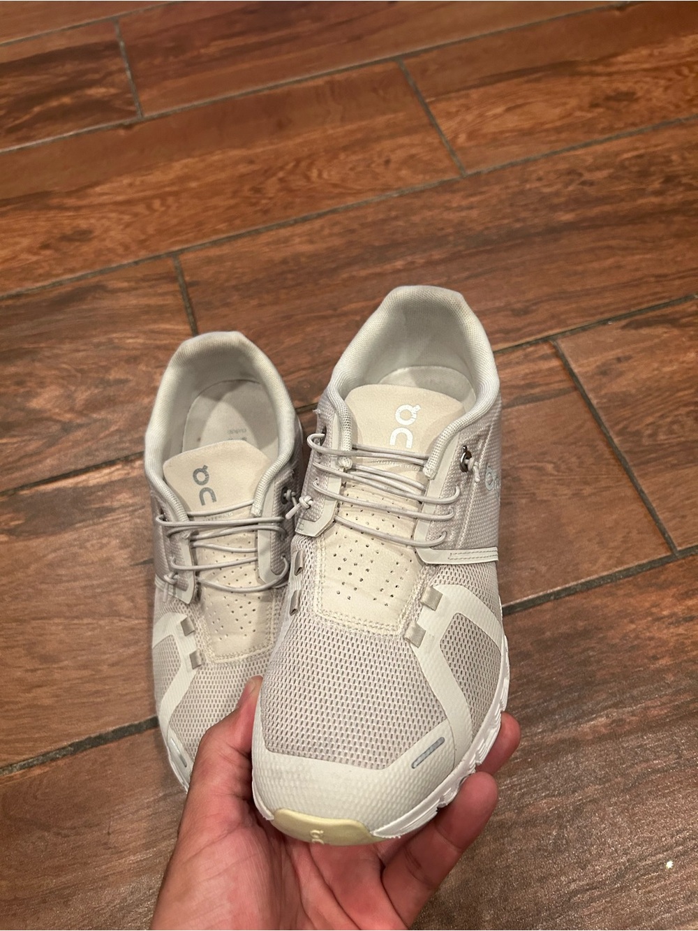 On cloud Running Women's Cloudsurfer Athletic Shoes in Light Beige - Picture 2 of 10